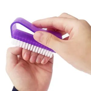 Cleaning Nail Brush Plastic Small Portable Colorful Brush - Image 2
