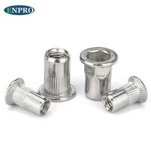 Rivet Nuts Aluminum Rivetnuts Blind Set Nutserts Threaded Insert Nutsert Cap Flat Head Rivet Nuts M3 M4 M5 M6 - Image 5