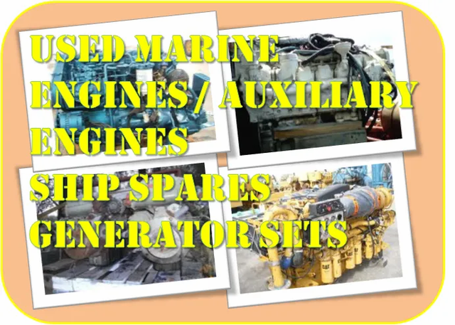 Used Marine Engines / Auxiliary Engines / Ship Spares Product Type Used Marine Engines, Auxiliary Engines, Generator - Image 1