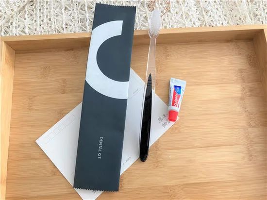 5 Star Hotel Toothbrush and Toothpaste Origin China Type Toothbrush Weight 10.17gram HS Code 9603210000 Brush Hardness Soft - Image 1
