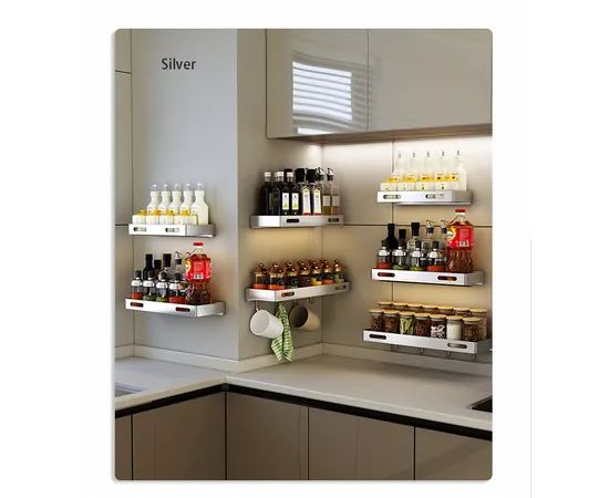 Kitchen Ladder Spice Rack Storage Holders Racks Kitchen Organizer Rack - Image 4