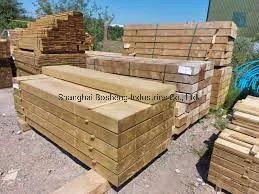 Wooden Sleeper UIC BS Rail Plain 1.1*1.1*0.8 110*110*80cm BS China ISO9001 - Image 5