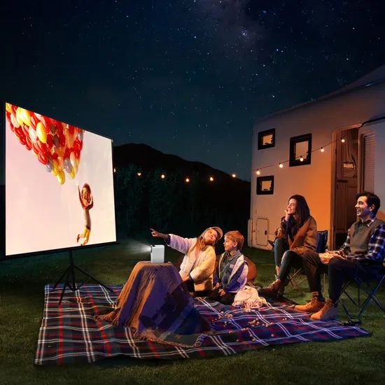 Cre C26 4K Projector Home Theater LED Portable HD Projector Mini Projector - Image 5