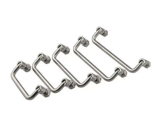 Folding Pull Handle for Furniture Stainless Steel Tool Box Type Latch Material Steel Model NO. WD1603 HS Code 8481804090 - Image 5