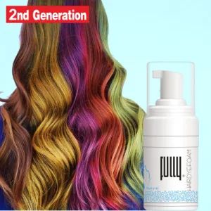 Fully Hair Color Foam Semi Permanent Hair Color Dye 10 Colors - Image 1