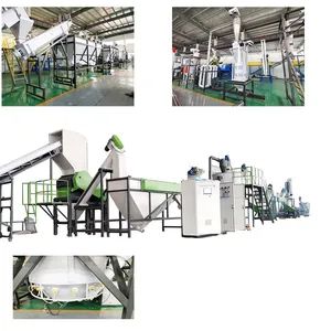 Plastic Waste Bottle Washing Line Crushing Drying Recyclable Recycle Plastic Machine - Image 1