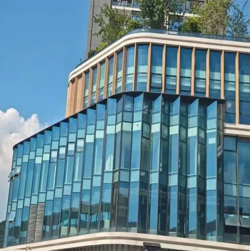 Custom Design Building Facade with Tempered Glass Curtain Wall - Image 1