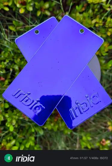 Iridia Candy Blue High Gloss Powder Coating for Bicycle Rack - Image 2