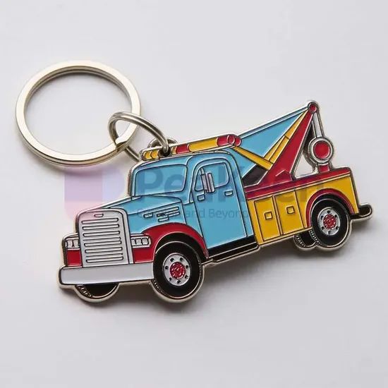 Metal Trucks Logo Designing Keychains Promotional Key Chains Keyrings Key Ring - Image 4