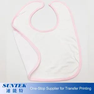 Sublimation Blank Polyester Baby Bibs - Image 2
