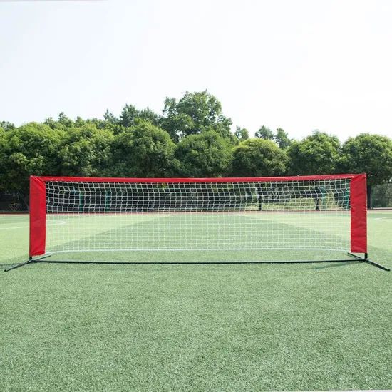 Factory Customized Welding Stable Portable Adjustable Training Motion Badminton Net Stand - Image 4