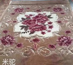 Multiple Colors Raschel Blanket Winter Soft Luxury Blankets Usage Home Origin China Season Winter Pattern Flower Type Polyester - Image 3