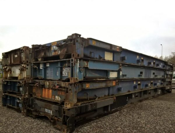 Containers For Export / 40ft x 8ft Used Shipping Container – Flat-Rack - Image 3