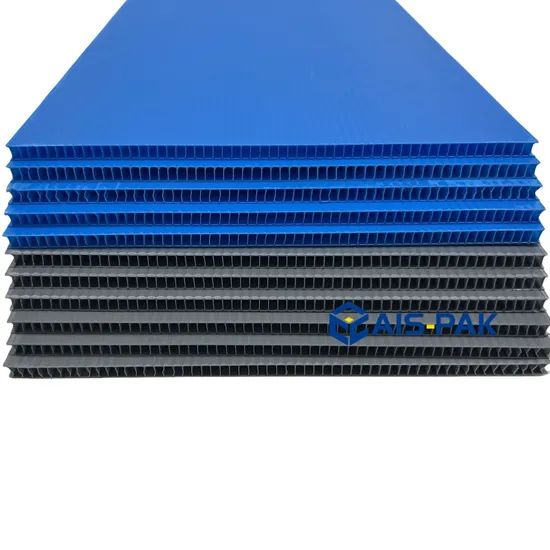 PP Corrugated Sheet Plastic Fireproof Board Fire Rating A1 Trademark AIS-PAK HS Code 3902309000 Density as Request Material PP - Image 5