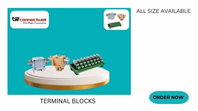 Terminal Block Finish Matt Shape Round Color White Phase Single Type PCB Mount Current Rating 10A Connection Type - Image 1