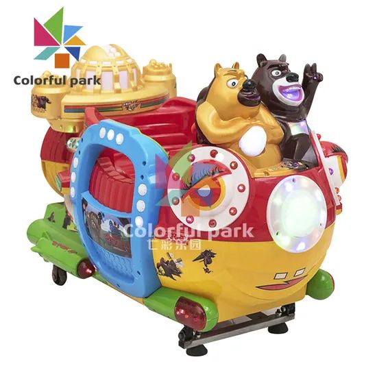 Amusement Park Simulation Riding Arcade Game Machines Player 1 Condition New Color White, Pink Model NO. CP-V014 Name Horse - Image 1