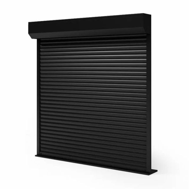 Mild Steel Industrial MS Rolling Shutter Style Full Height Position Exterior Material Mild Steel Open Style Automatic Surface Finish - Image 1