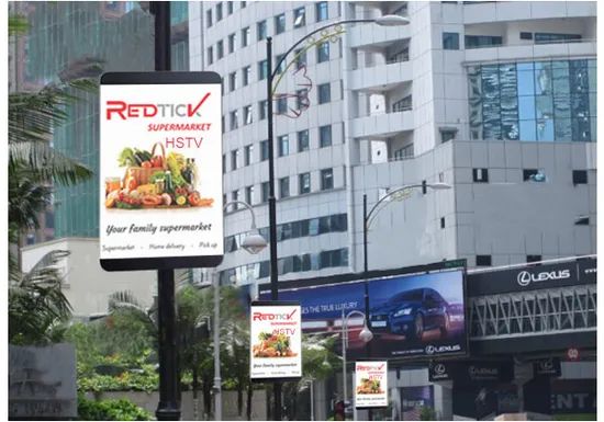 Outdoor P3 LED Commercial Advertising Pole Display Model NO. P3 Trademark FWS IP Rating IP43 Brightness 2000 Pixel Pitch 3mm - Image 5