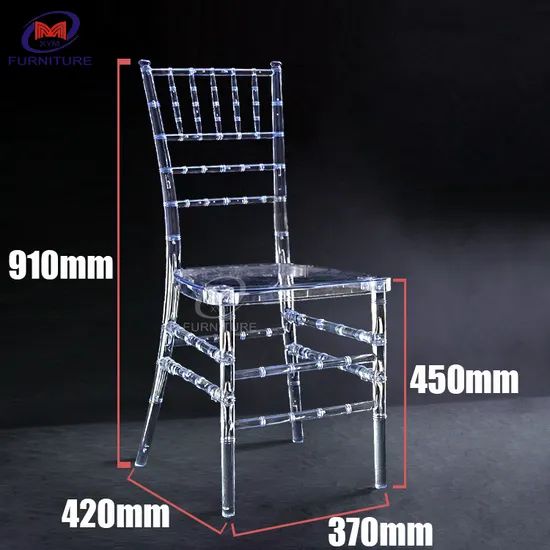 Stackable Disassembly Wedding Chairs Net Modern Style Transparent Acrylic Resin Hotel Chairs - Image 4