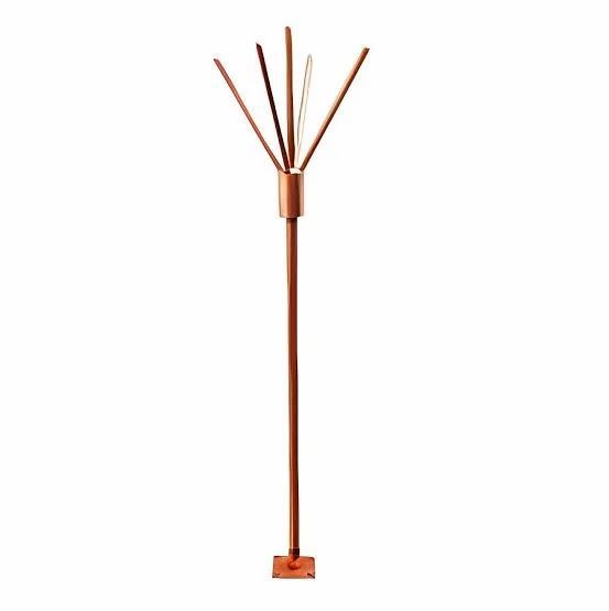 Pure Copper Lightning Arrester Material Copper Rated Voltage 11 kV 1meter 14.2,17.2,25mm Air Rod Height 1meter Country of Origin Made in - Image 1