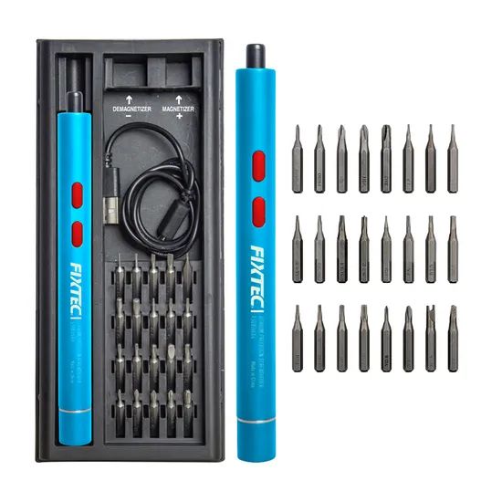Fixtec Mobile Phone Repair Tools 3.6V Li-ion Cordless Precision Screwdriver Set Magnetic Bit Holder - Image 1