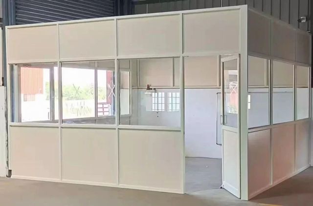 Aluminium Partition Work Gauge 18 Open Style Swing Material Aluminum Packing Type Sheet Acp 3.5mm Door Type Sliding Or - Image 2