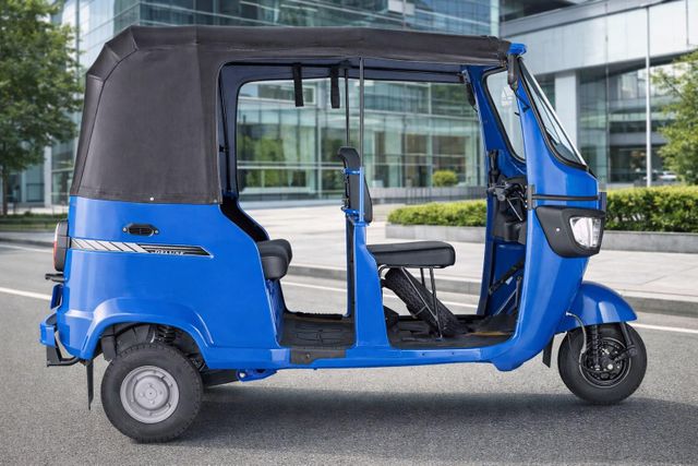 Tricycle Piaggio Ape Passenger Tricycles. TVS King Duramax Philippines 225cc Water Cooled Blue Has Arrived – product photo 3, product detail gallery