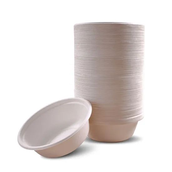 Customize Packaging Pfas Free Biodegradable Pulp Bagasse Salad Bowl - Image 1
