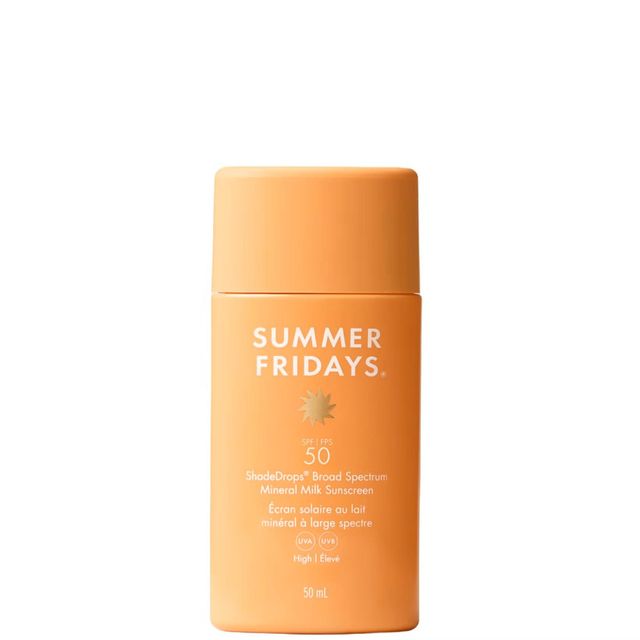 Summer Fridays ShadeDrops Broad Spectrum SPF 50 Mineral Milk Sunscreen - Image 1