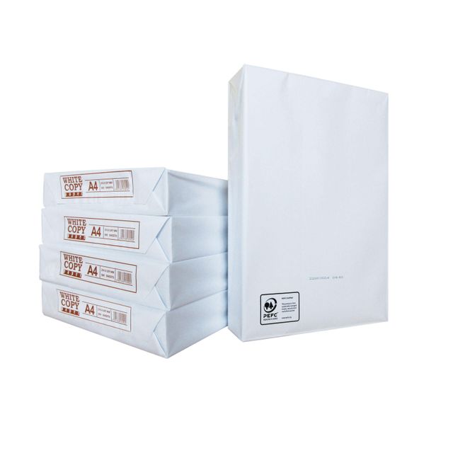 A4 Multipurpose Copy Paper 75gsm Ultra White Printing Sheets Office Stationery Use Double Sided High Performance Paper Wholesale - Image 1