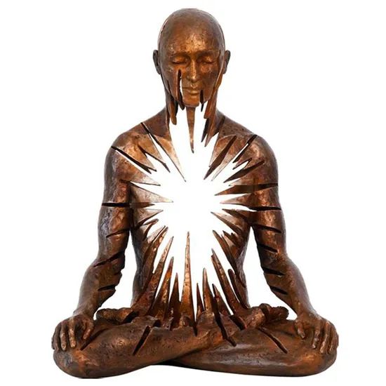 Park Public Art Sculptures Abstract Blog Image Sitting Man Statue - Image 6