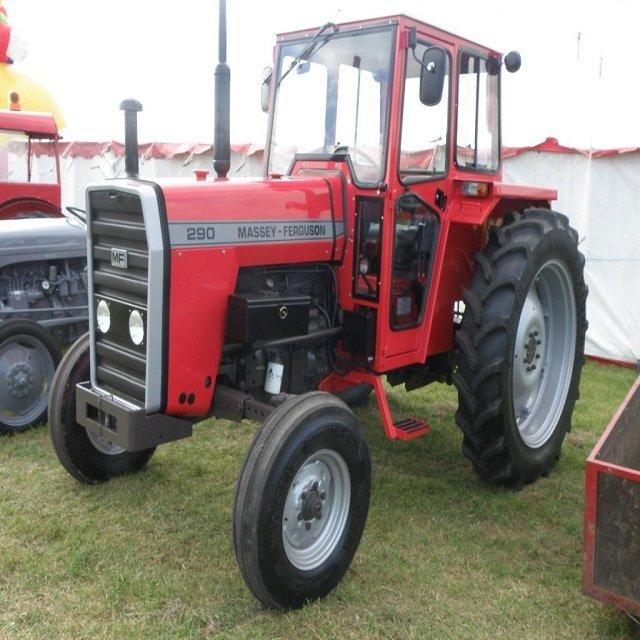 Excellent Condition Massey Ferguson 290 Wheel Tractor Enclosed Cab Agricultural Farm Tractor - Image 4