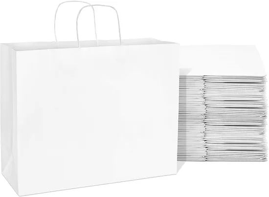 Reinforced Bottom Custom Size White Extra Large Kraft Bags Color White Origin China Hardness Soft OEM Available Material Paper - Image 6