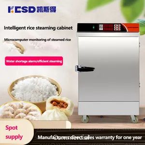Food Steaming Cabinet, Commercial Rice Roll Steamer Machine Gas, Industrial Rice Steam Cooker Electric Food Steamers - Image 6