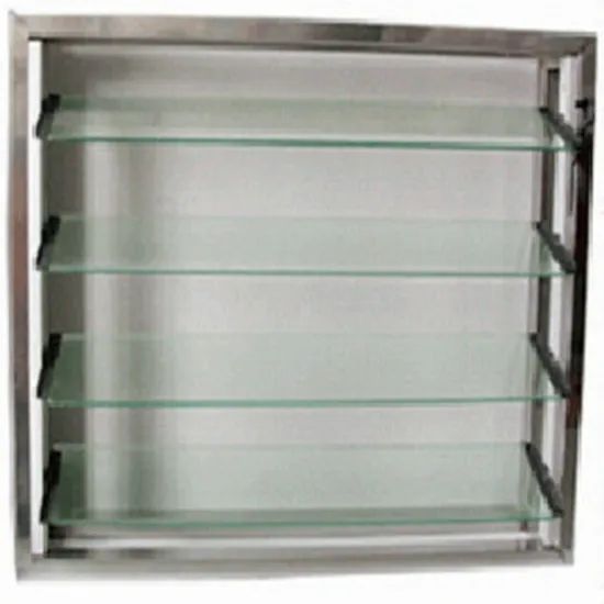 Louver Glass Clear Window Glass - Image 1
