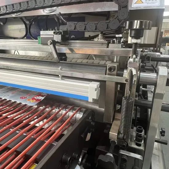 Bus Type Three Side Sealing Plastic Bag Making Equipment with Material Storage Device - Image 6