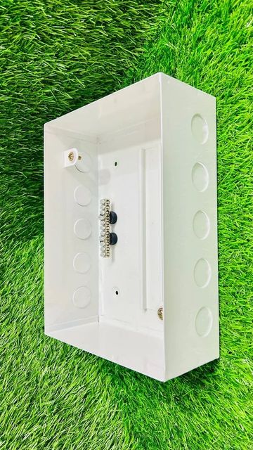 10 Way Spn Double Doors Mcb Box Box Type Spn Brand Shinify Powdercoating Color Havells Gray Material Mild Steel (MS), Mild Steel (ms) - Image 7