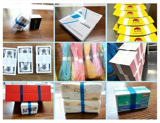 Greeting Cards Paper Counting and Bundling Machine Automatic Strapping Machine - Image 6