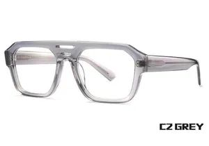 Blue Light Blocker Glasses Men Women Square Thick Frame Computer Glasses - Image 6