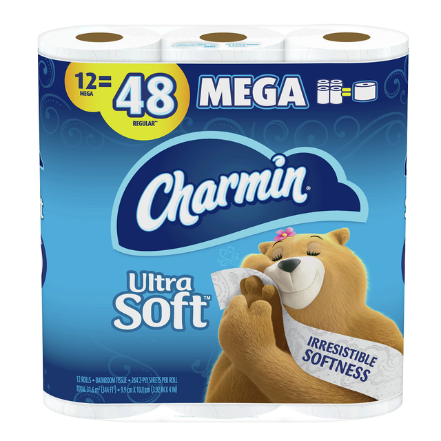 Wholesale Charmin Bathroom Tissue, Unscented, Ultra Strong, Mega Roll, 2 Ply Toilet Papers - Image 3