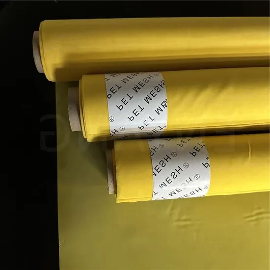 Polyester Screen Printing Mesh Fabric for Ceramics 55t Polyester Silk Screen Chain Link - Image 1