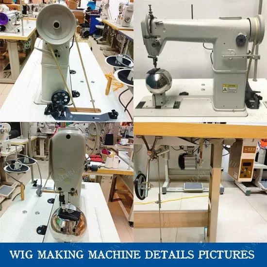 Industrial Single Needle Wig Making Sewing Machine Human Hair Lockstitch Wig Making Sewing Machine for Hair - Image 5