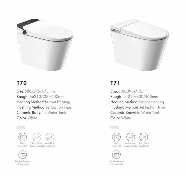Automatic Smart Toilets Commodes Biden Auto Lift Seats Auto Flusher Sensors Washers NIW - Image 4