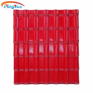 Anti-UV Plastic Synthetic Resin PVC Roof Tiles Origin China Shape Arched Weight 2kgs/M2 Model NO. R1050 Type Bent Tiles HS Code - Image 6