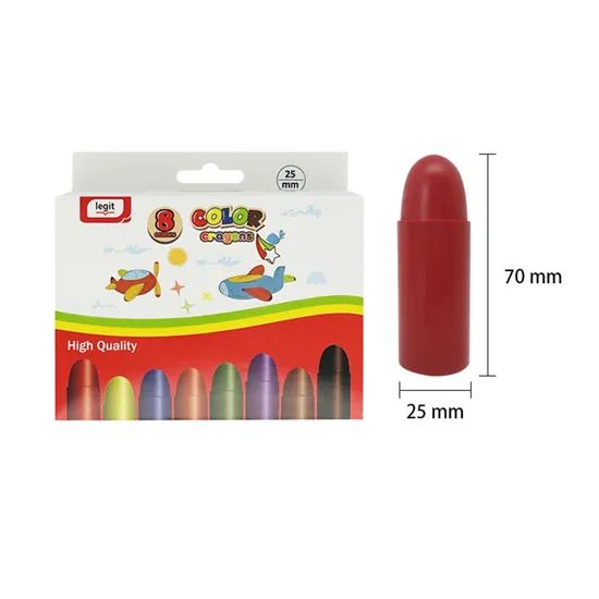 Washable Vibrant Color Drawing Tools Kid Friendly Wax Crayon Model 71601 Origin China HS Code 96099 Packaging Set Trademark Legit - Image 3