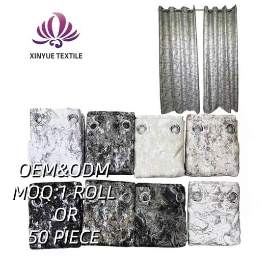 Blackout Jacquard Curtains - Room Darkening & Privacy Protection - Image 6