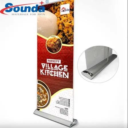Customized Logo Printing Roll up Banner Stand Display MOQ 10PC Weight 2kg Color Silver Origin China Model NO. RS-17 Trademark - Image 2
