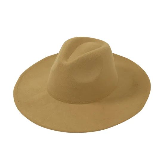 Western American Cattleman Men Cowboy Hats Women Wide Brim Fleece Felt Fedora Hat Panama Hats - Image 2