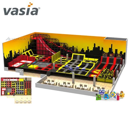 Children Bungee Trampoline Manufacturer Adult Jumping Castle Indoor Trampoline Park - Image 5