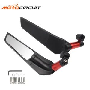 Universal Motorcycle Parts Rearview Mirror Auxiliary Spoiler Modification Motorcycle Accessories - Image 1